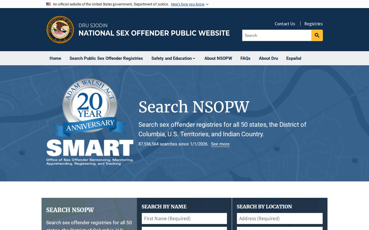 Barry County sex offender lookup through the national NSOPW search