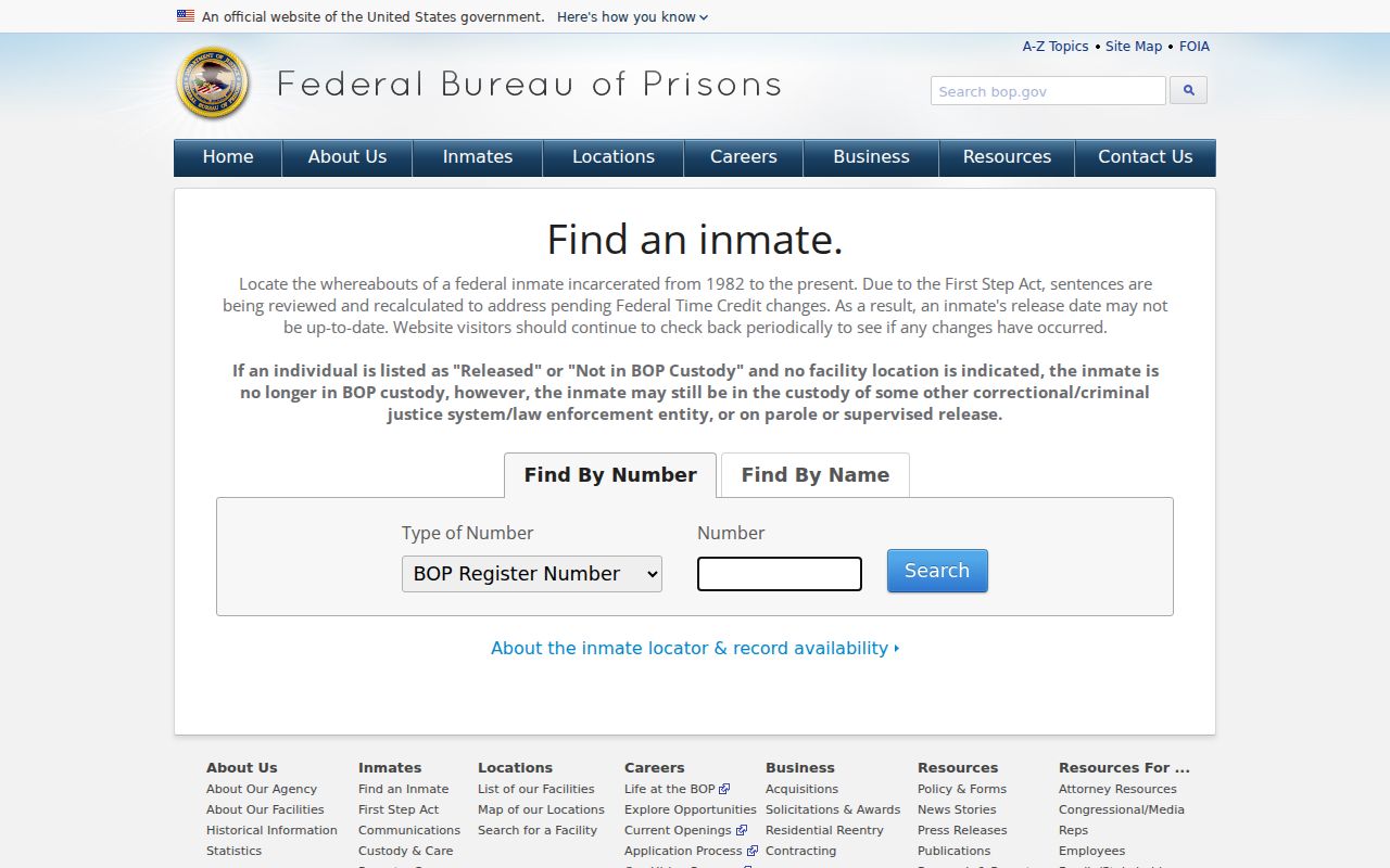 Barry County criminal history federal inmate locator